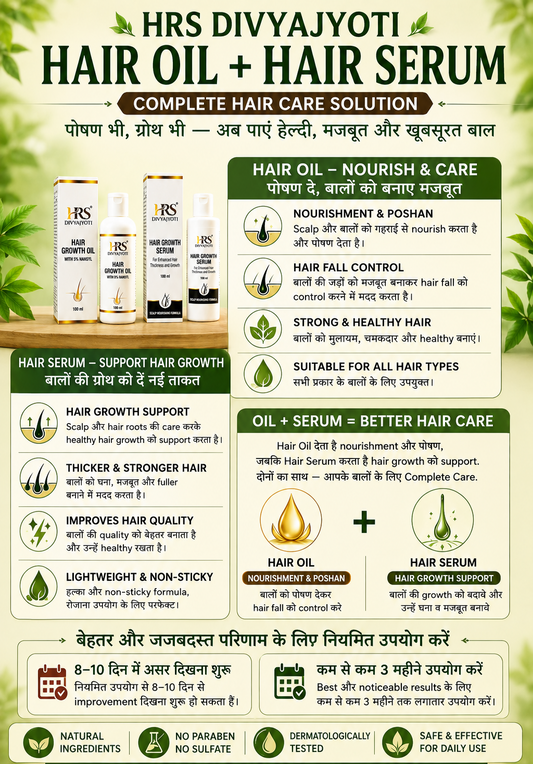 HRS Divyajyoti Hair Growth Kit For 1st Month